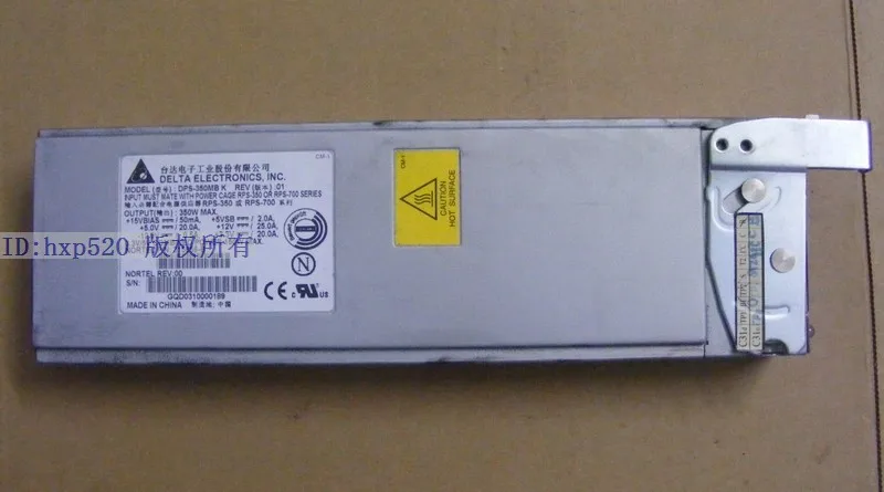 Nortel Networks Contivity 5000 Power module DPS-350MB K REV:01