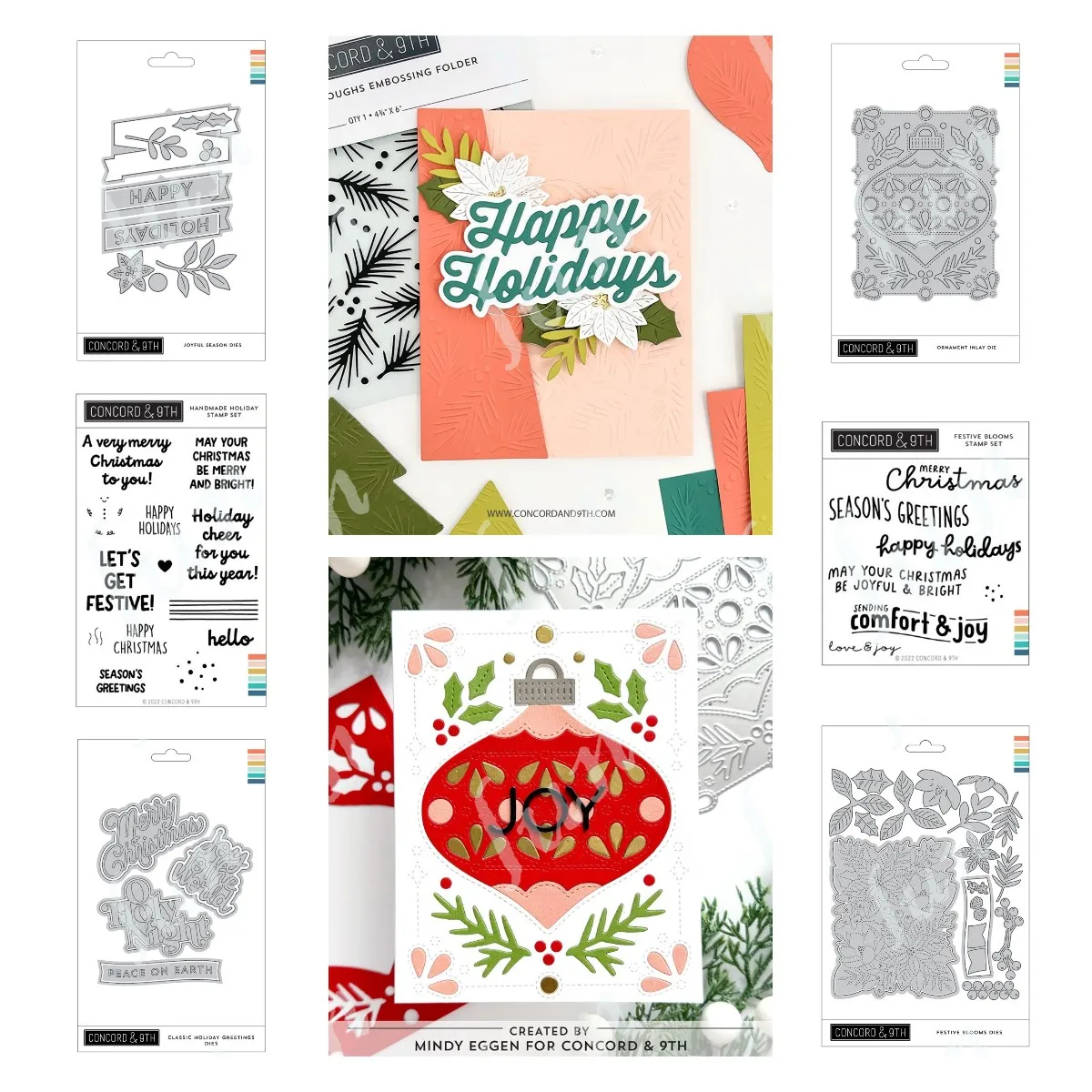 

Handmade Holiday Blooms Clear Stamps Metal Cutting Dies Decoration Scrapbook DIY Paper Card Album Stencils Embossing Crafts