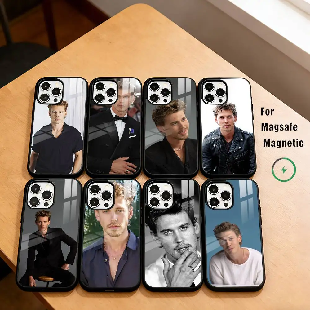 

A-Austin B-Butler Vibe Phone Case For iPhone17,16,15,14,13,12,11 Plus,Pro Magnetic For Magsafe Wireless Charging