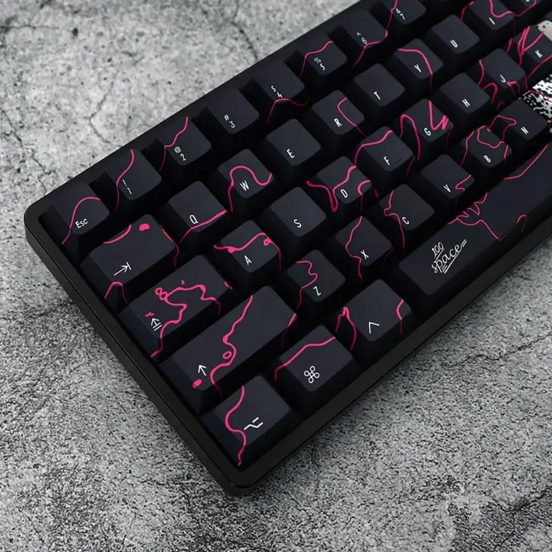 

146Key Keycaps CherryProfile PBT DyeSubbed for Game Mechanical Keyboard Keycaps Theme keycap Set