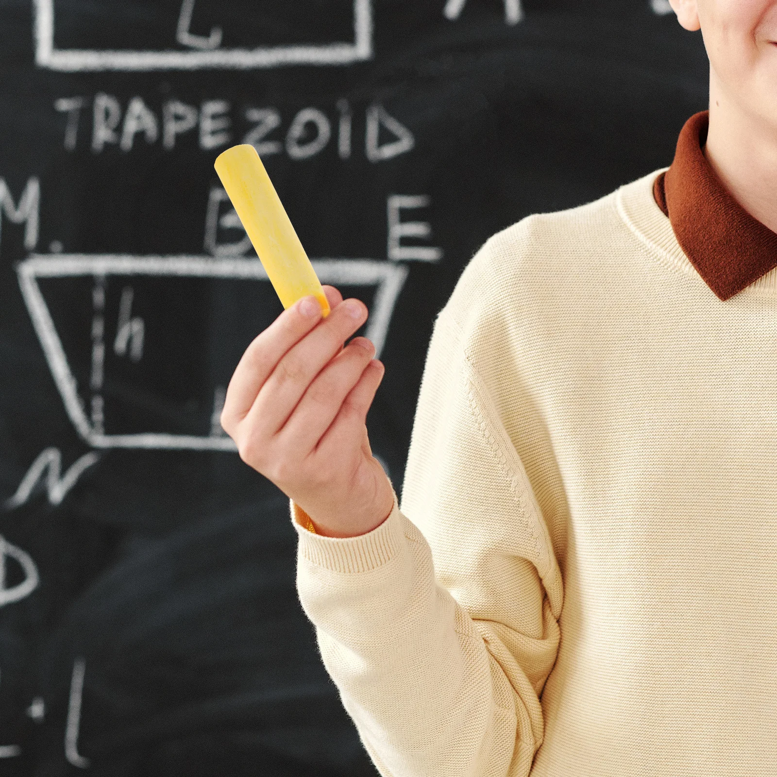 

40Pcs Jumbo Chalk Large Chunky Washable Sidewalk Chalk for Classroom Blackboard Drawing Use Accessory