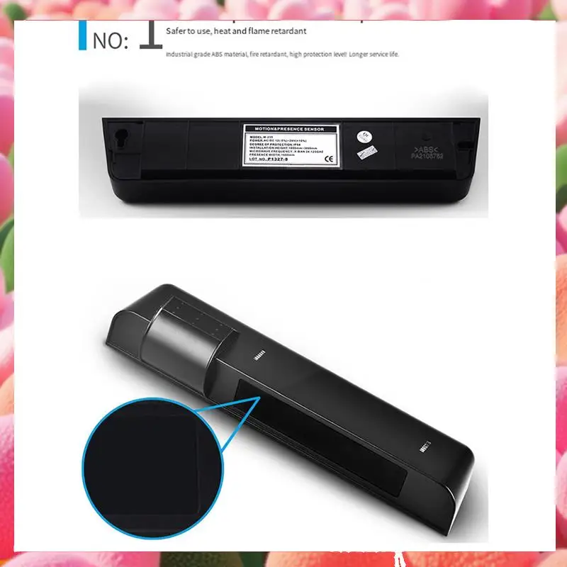 Multi-Purpose 2 In 1 Door Sensor For Door Opener Infrared Safety And Radar Safety Sensor For Automatic Door Durable (Silver)-ABJ