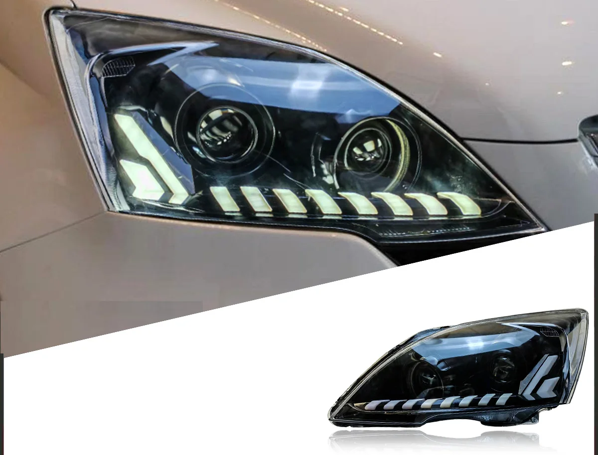 

CRV 07-11 DRL Daytime Running Light High low beam Turn signal Car Headlight Headlamp