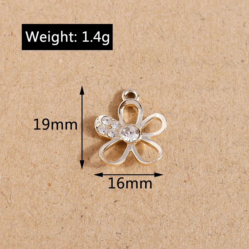 10 stücke zarte Kristall frucht Kirsche Anhänger Charms für Schmuck machen DIY Halsketten Ohrringe Zubehör liefert – Detail 29