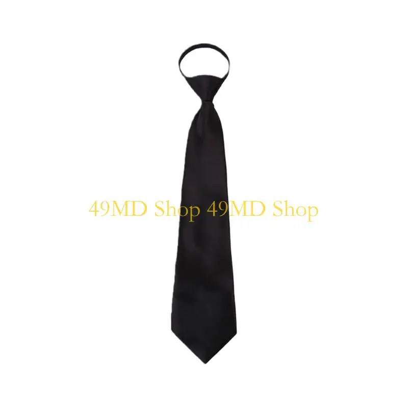 49MD Stylish Nonslip Necktie Polyester Silk Versatiles Necktie Business Casual Mens Modern Necktie Solution