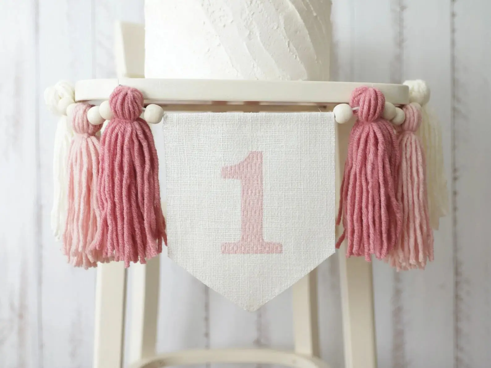 Boho Sun Birthday Banner, 1st high chair banner, Mustard boho birthday, Muted Sunshine, Yarn tassel garland, First Trip Around t