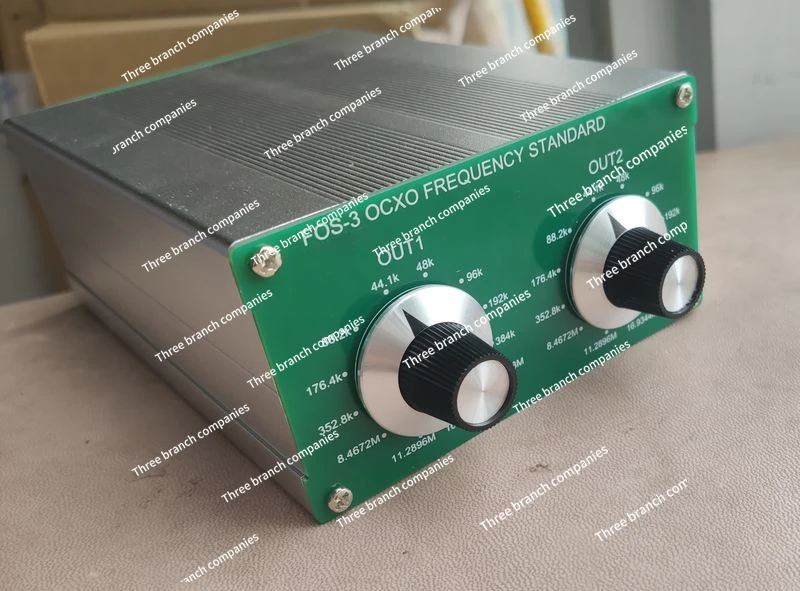 Audio accessories 44.1k, 48k, 11.2896M, WC, word clock, OCXO, FOS-3 can be connected to an external rubidium clock