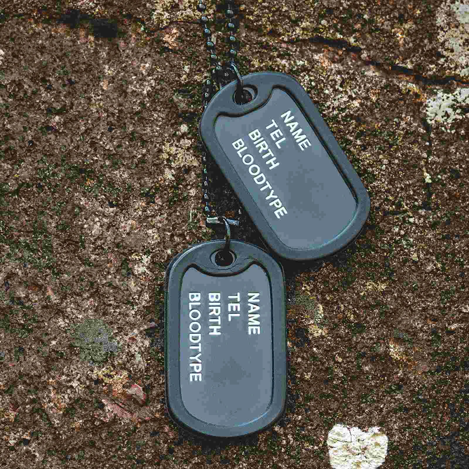 

12 Pcs Protective Cover Dog Tag Silicone Protector ID Tags Tool Silica Gel Travel Man Pet Army