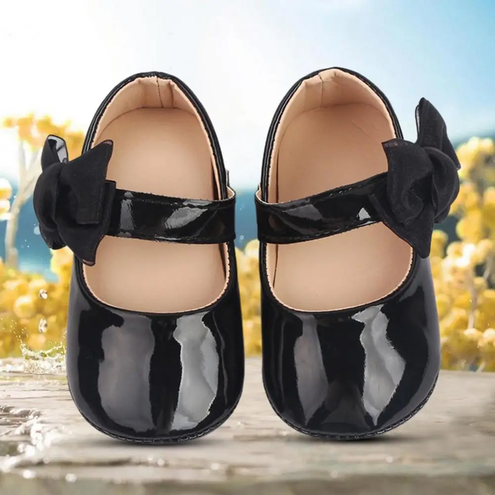 

Smooth Surface Lovely Faux Leather Flowers Children Shoes for Outdoor