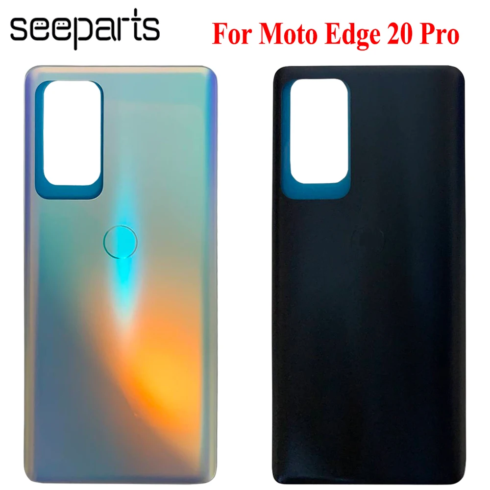 

New 6.7" For Motorola Edge 20 Pro Battery Cover Edge20 Pro XT2153-1 Back Cover Door Housing Battery Door Cover