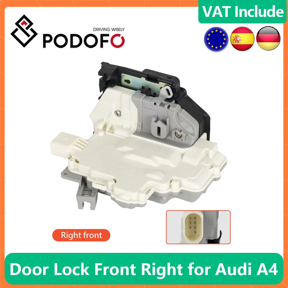 8J1837016A Front Right Door Lock Latch Actuator Central Mechanism Motor Fit for Audi A4 8K B8 A5 8T Q3 8U Q5 8RB Q7 4LB