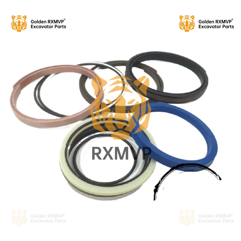 For Sany SY55C SY60C SY65C S75C-9 Big Arm Middle Arm Bucket Arm Oil Cylinder Oil Seal Repair Kit Excavator Accessories