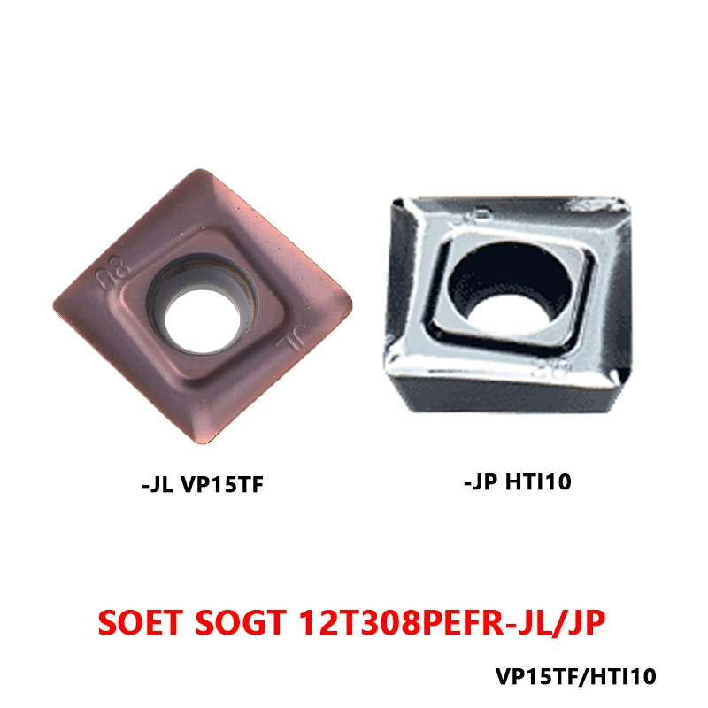 

SOGT12T308 SOET12T308 SOET12T308PEER SOGT12T308PEFR JP JL VP15TF HTI10 Milling Machine Tool Holder CNC Carbide Inserts SOET SOGT