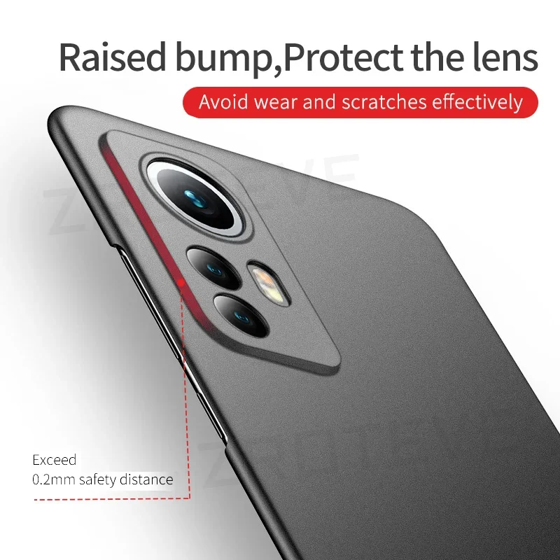 For Xiaomi 12T Cases ZROTEVE Ultra Thin Hard PC Matte Case On Xiaomi Mi 12T Pro 12 T 12X Xiomi Mi12X Mi12T Mi12 Lite Phone Cover