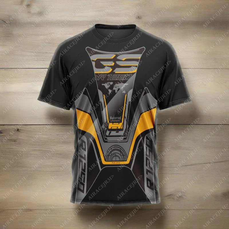 For BMW R1250 GS Motorrad Motorcycle T-Shirt ADVENTURE Men's Superbike Motorsport Racing Team Quick Dry Not Fade Jerseys