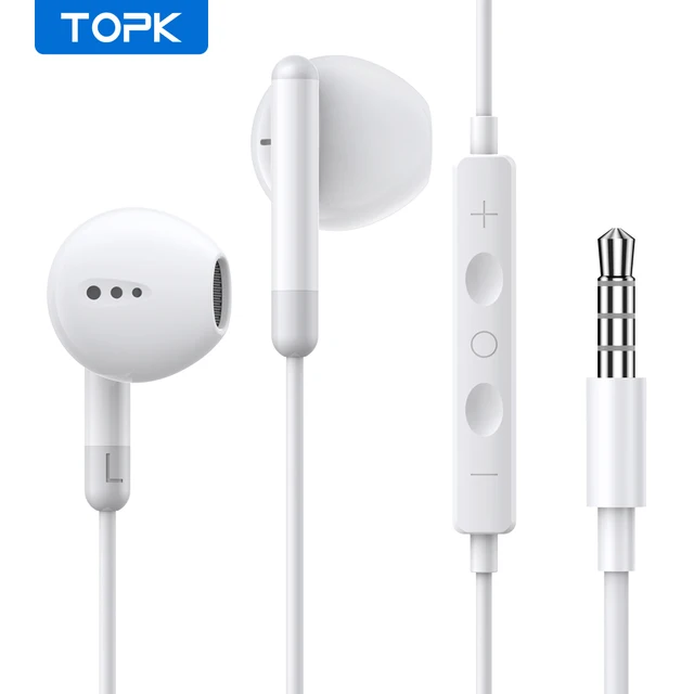 Słuchawki przewodowe 3.5mm słuchawki przewodowe sportowe do Xiaomi Samsung Smartphone z mikrofonem