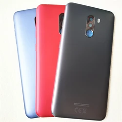 Крышка батарейного отсека, задняя крышка корпуса для панели Xiaomi Poco F1, запасные части, Крышка батарейного отсека