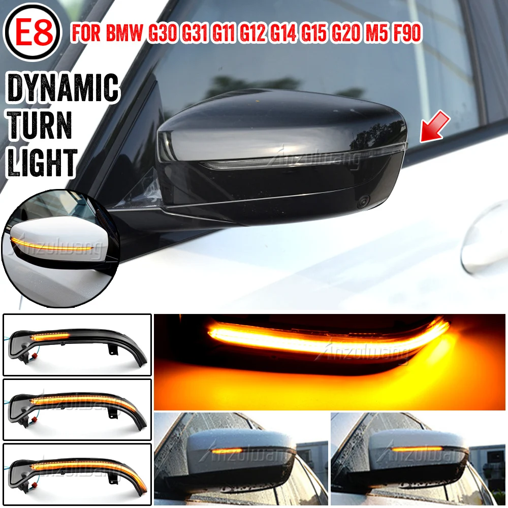 

LHD Dynamic Blinker LED Turn Signal Light For BMW G38 G12 G20 G30 G31 G32 G14 G15 G16 G11 G12 M5 F90 5 6 7 8 3 Series 2016 2019