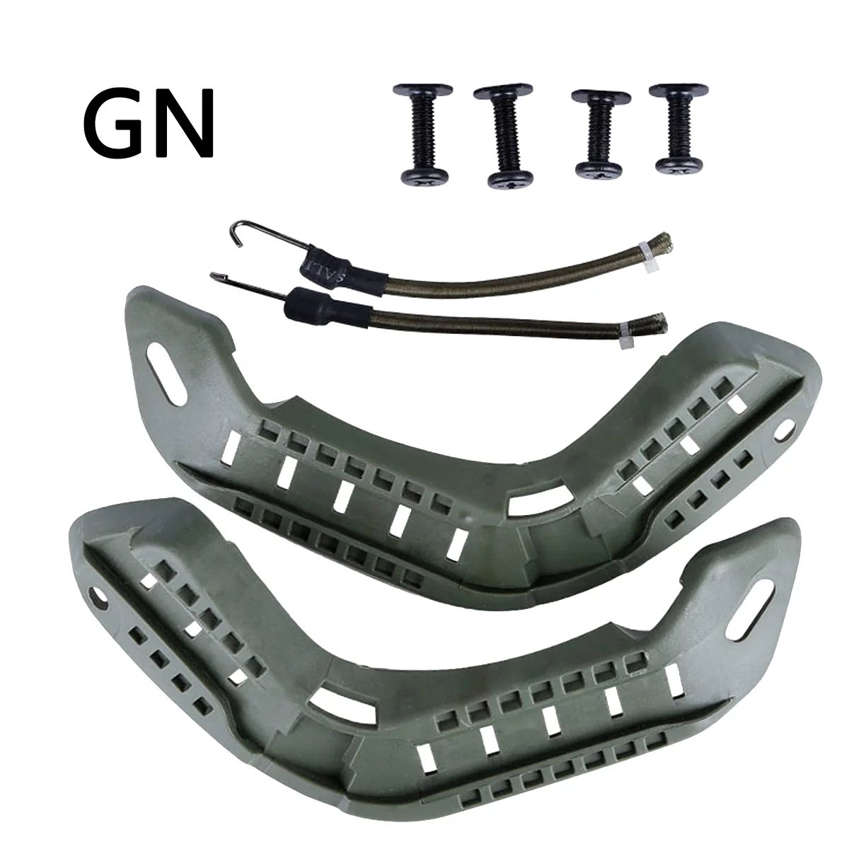 1 Set Tactical MICH2000 Helmet Side Guide Rail ARC Helmet Rail Mount Paintball Airsoft Helmet Accessories