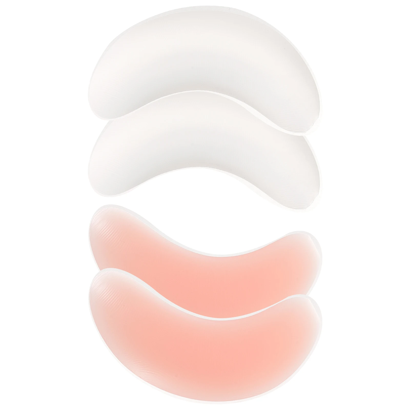 

2 Pairs Silicone Bra Pads Inserts Women Skin Color Transparent Reusable Enhancer Sports Bras Accessory Padding