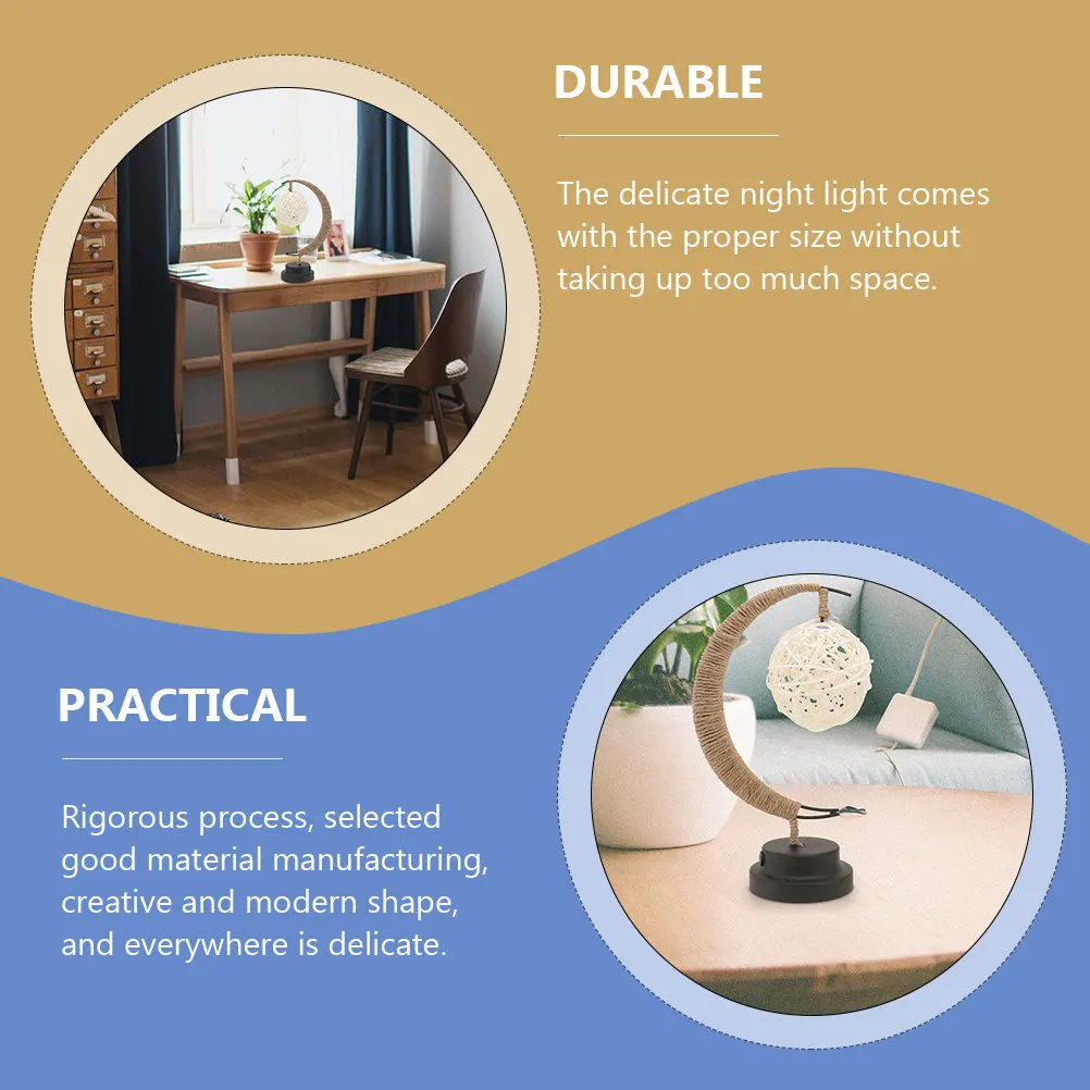 充電式月面ランプ-充電式ムーンledライト-繊細な小型ナイトライト-絶妙な月型デザイン-フェスティバルや日常に最適