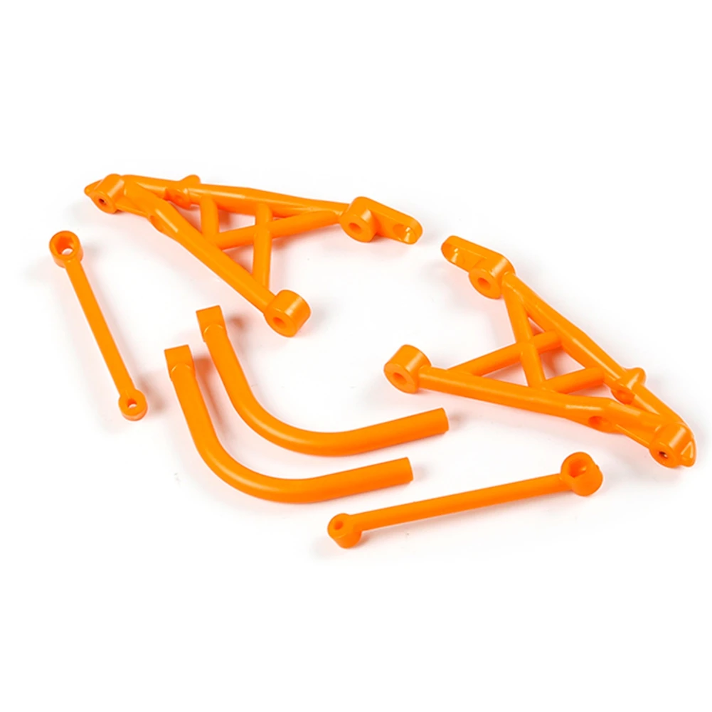 Nylon Rear Damping Shock Absorber Stand Kit for 1/5 HPI ROVAN BAJA KM 5B ROFUN BAHA RC CAR Toys PARTS-Orange