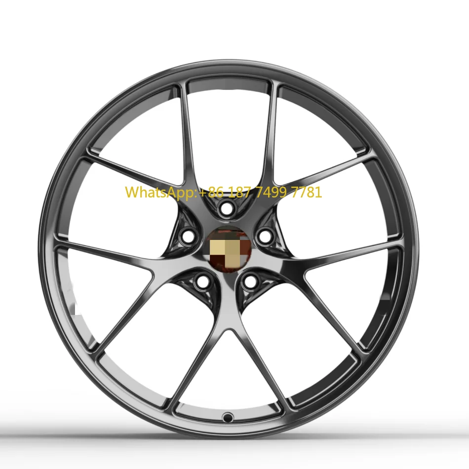 

198.0 199.5 PCD5x112 ET34 ET40 Gloss Black Forged Alloy Rims Factory Direct