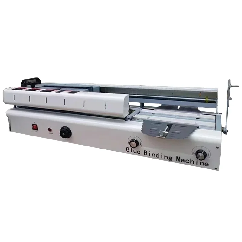

A4 semi-automatic wireless glue binding machine desktop small book binding machine Hot melt glue bid sealing book binder
