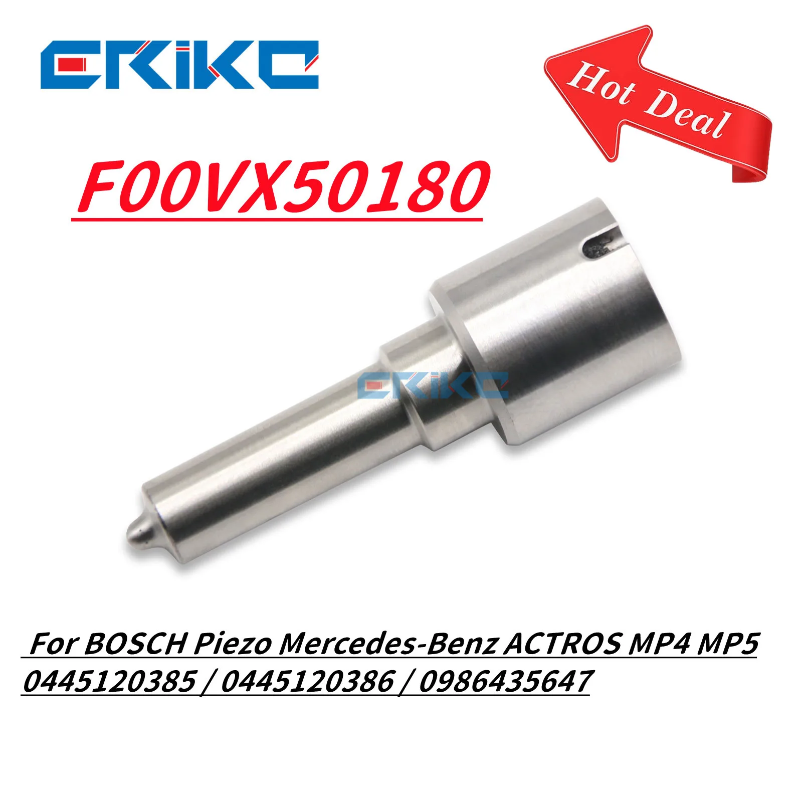 F00VX50180 Common Rail Injector Nozzle FOOVX50180 For BOSCH Piezo Mercedes-Benz ACTROS MP4 MP5 0445120385 0445120386 0986435647