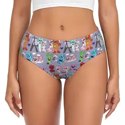 Custom Women's Smiling Critters Anime Funny Cartoon Panties Underwear Female Comfort Briefs Underpants