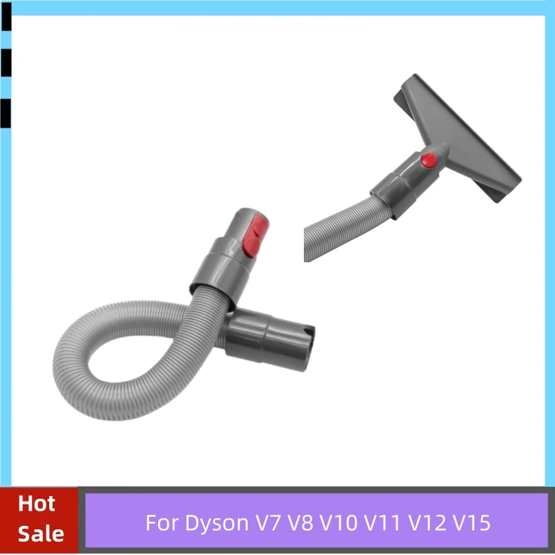 Hose for Dyson V7 V8 V10 V11 V12 V15 Flat Suction Mattress Brush Suction Nozzle Brush Head Vacuum Cleaner Accessories