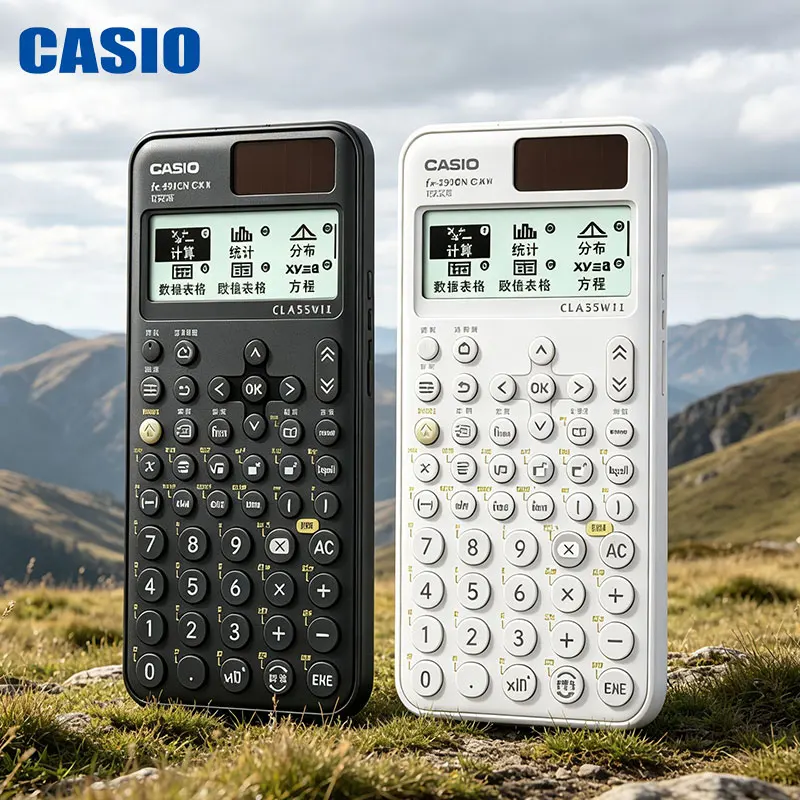 Casio FX-999CN CW/FX-82ES/AX-12B/MH-12 Portable and lightweight Scientific Calculator for Exams and Research Calculations