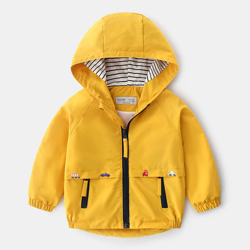

Spring Autumn Jacket for Boys Coats Baby Hooded Clothes Outerwear Kid Windbreaker Boys Jackets Coats Children Outdoor Jackets