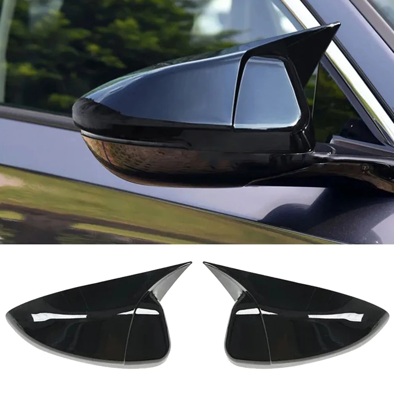 

For Honda Accord 10th 2018-2022 Side Mirror Cover Frame ABS Plastic Glossy Black Car Exterior Styling Accessories