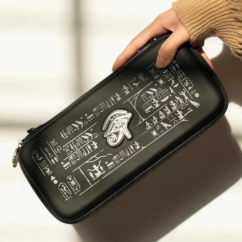 GeekShare غامض مصر حقيبة التخزين protable ل نينتندو سويتش حزام فرعون السفر حمل حقيبة ل نينتندو سويتش OLED