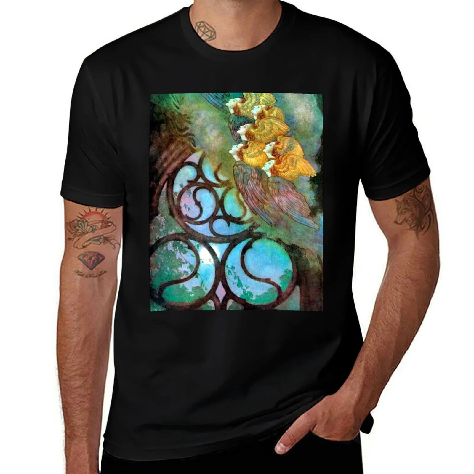

The Bells by Edmund Dulac for Edgar Allan Poe T-Shirt t shirt man plain man t shirt designer T-Shirt
