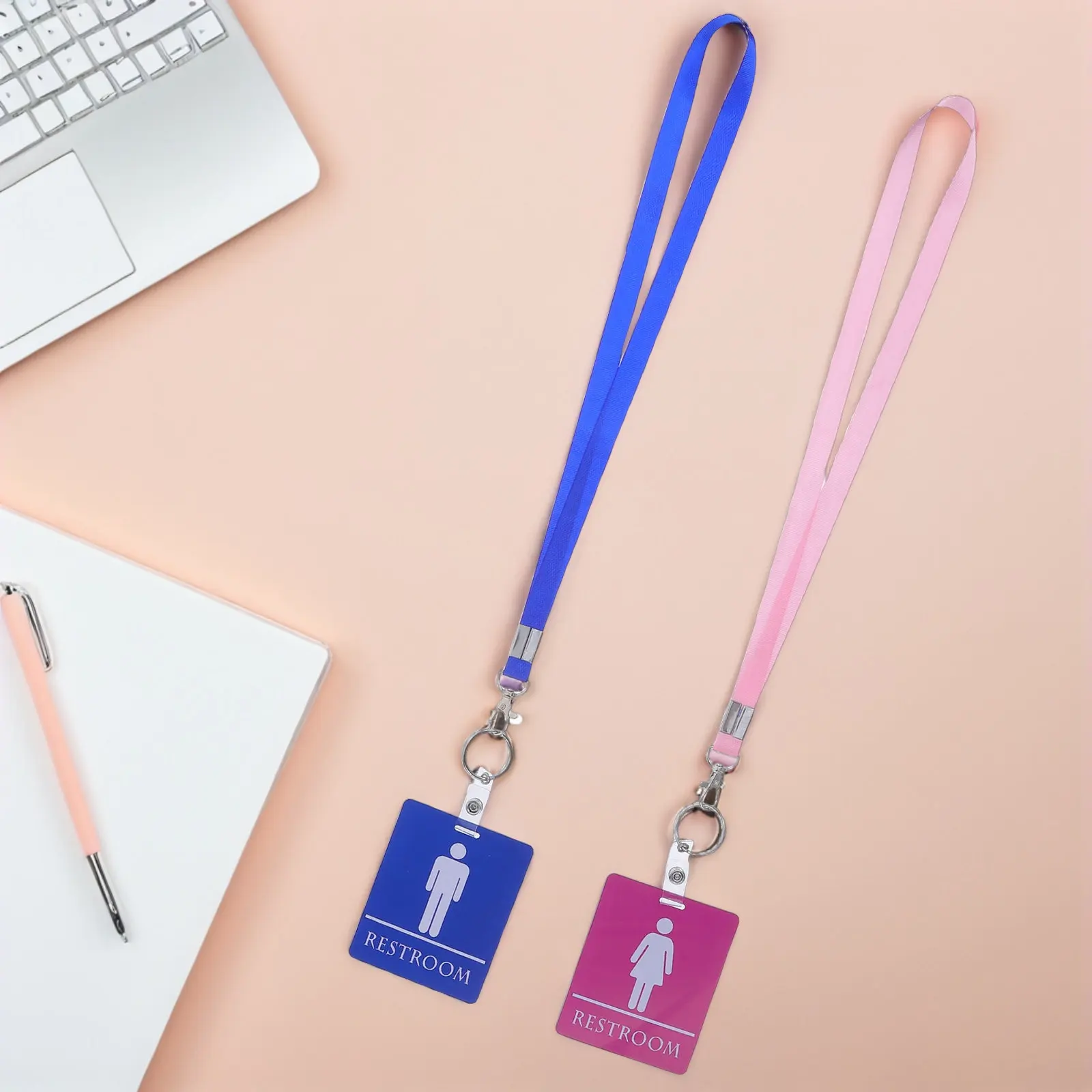 

Набор из 6 штук: бейджи-пропуска для ванной комнаты, образовательные пропуска-шнурки, оптовые пропуска-идентификаторы для классов, шнурки для классных комнат