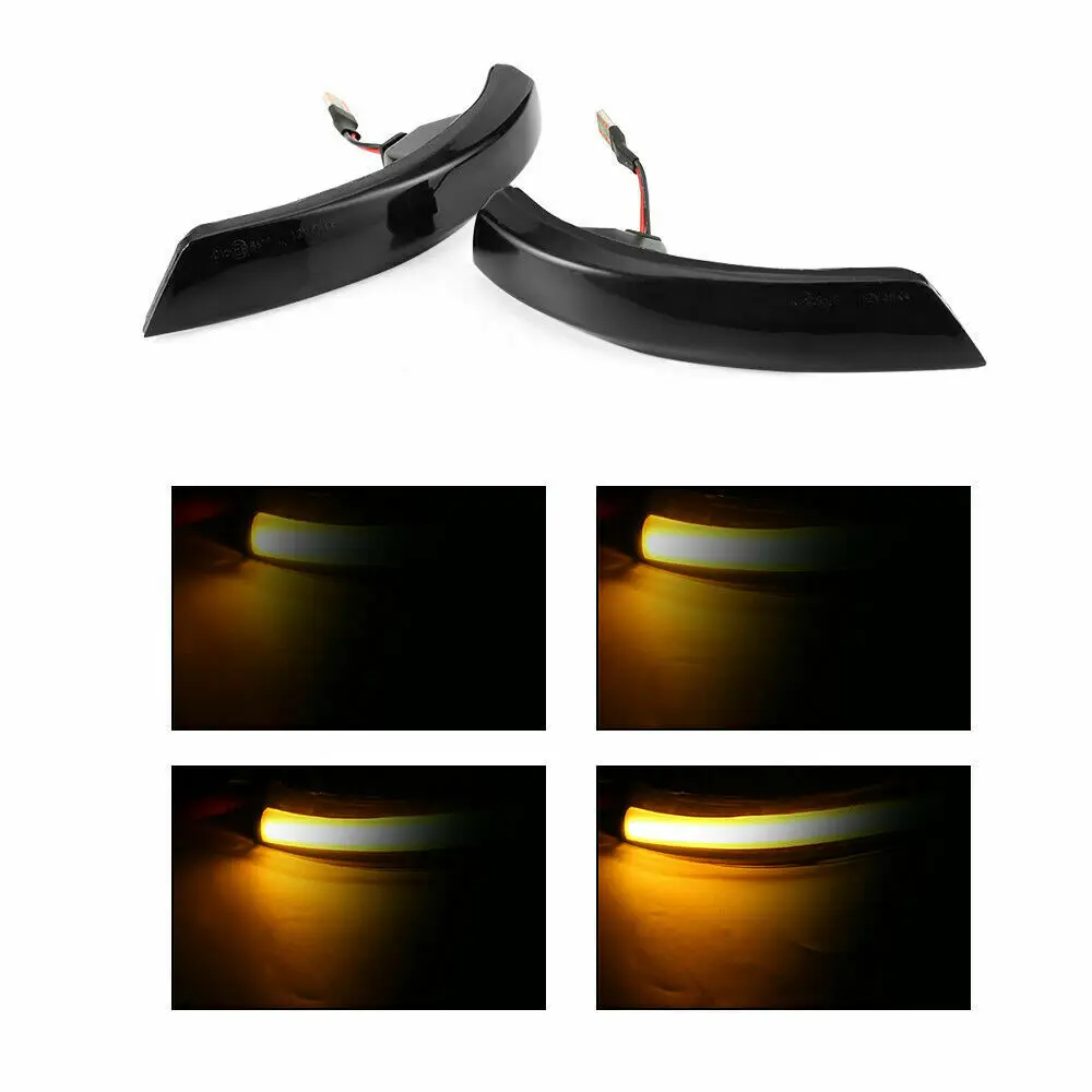 

Turn Light For Ford Focus 2 MK2 MK3 For Mondeo MK4 EU Dynamic Turn Signal Light Side Mirror Indicator Sequential Blinker Lamp