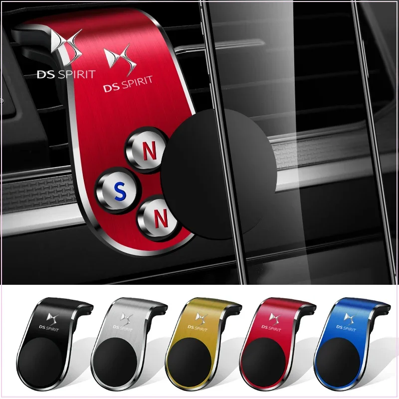 Suporte de Celular para Carro com Carregador Sem Fio, Suporte de Clipe para Saída de Ar 360 para Citroen DS DS3 DS4 C1 2 C3 C4 DS C5 C6 C8 C4L, Adesiv