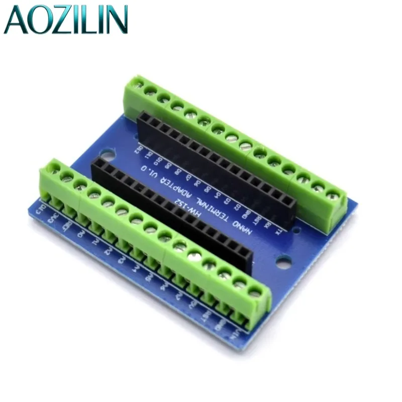 AOZILIN V1.0 IO Extension Breakout Board 10 Pack Pin Header Terminal Expansion Module For Mini Controller DIY Electronic Project