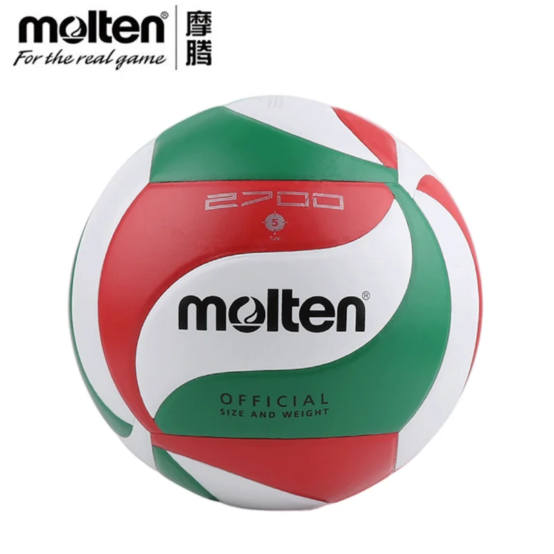 Molten – boule de volley-Ball 4/5 PU, taille Standard V5M2700, pour étudiants adultes et adolescents, ballon d\'entraînement à la compétition