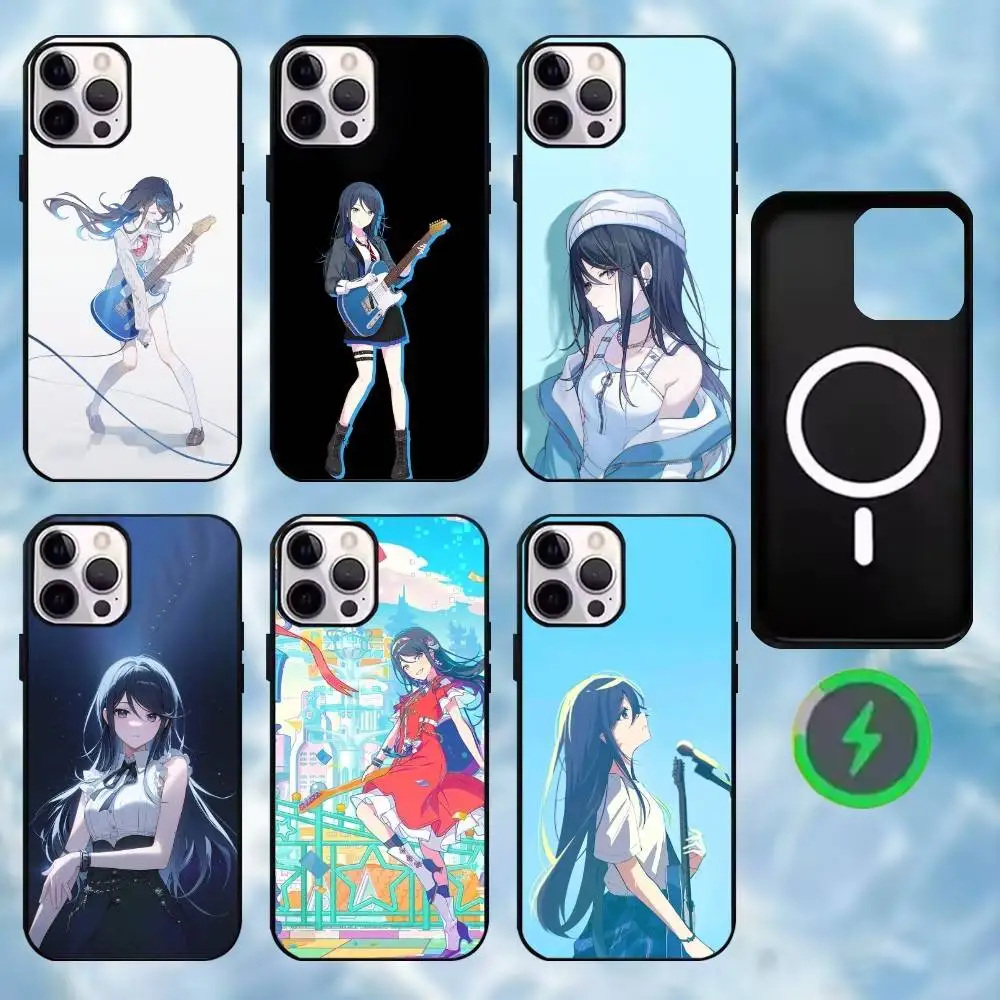 

Lchika Hoshino Phone Case For iPhone17,16,15,14,13,12,11 Plus,Wireless charging protective case soft cover