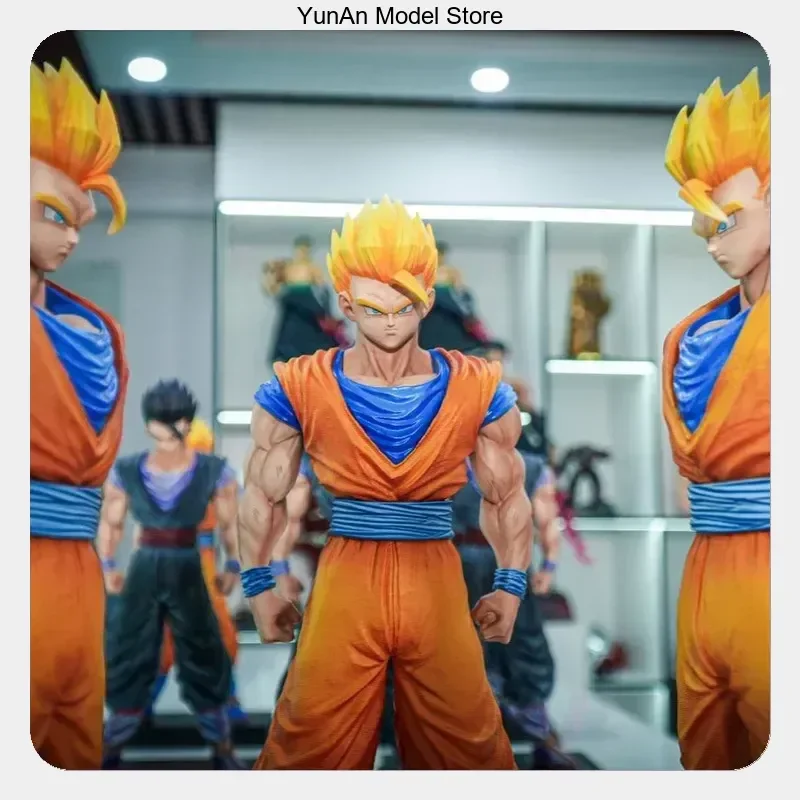 

31cm Dragon Ball Super Saiyan Mystic Gohan Standing Pose Anime Figure Desktop Decoration Collectible Gift