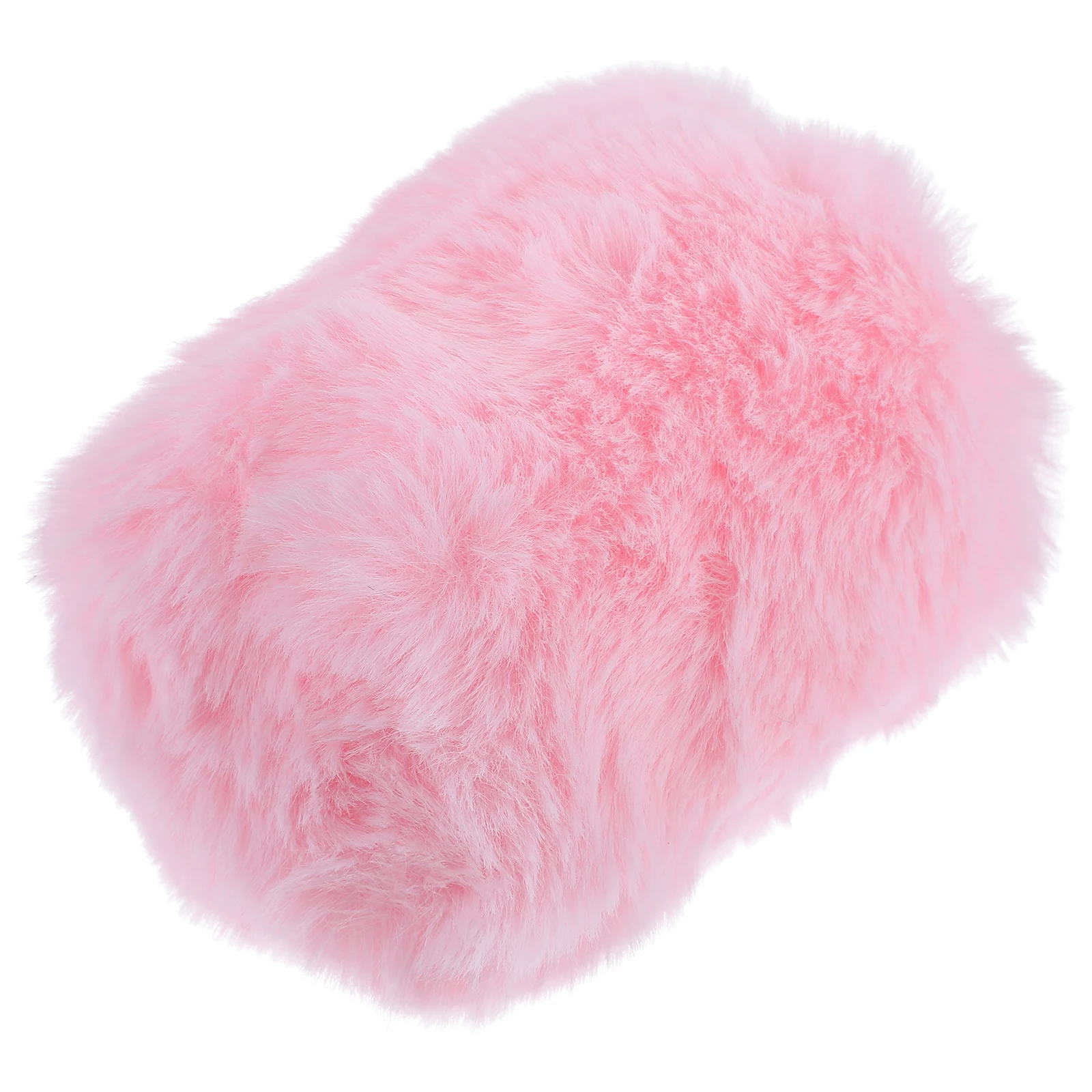 

Furry Microphone Windscreen Cover Pink Fuzzy Mic Wind Cover Artificial Material Protects Mic Reduce Wind Noise