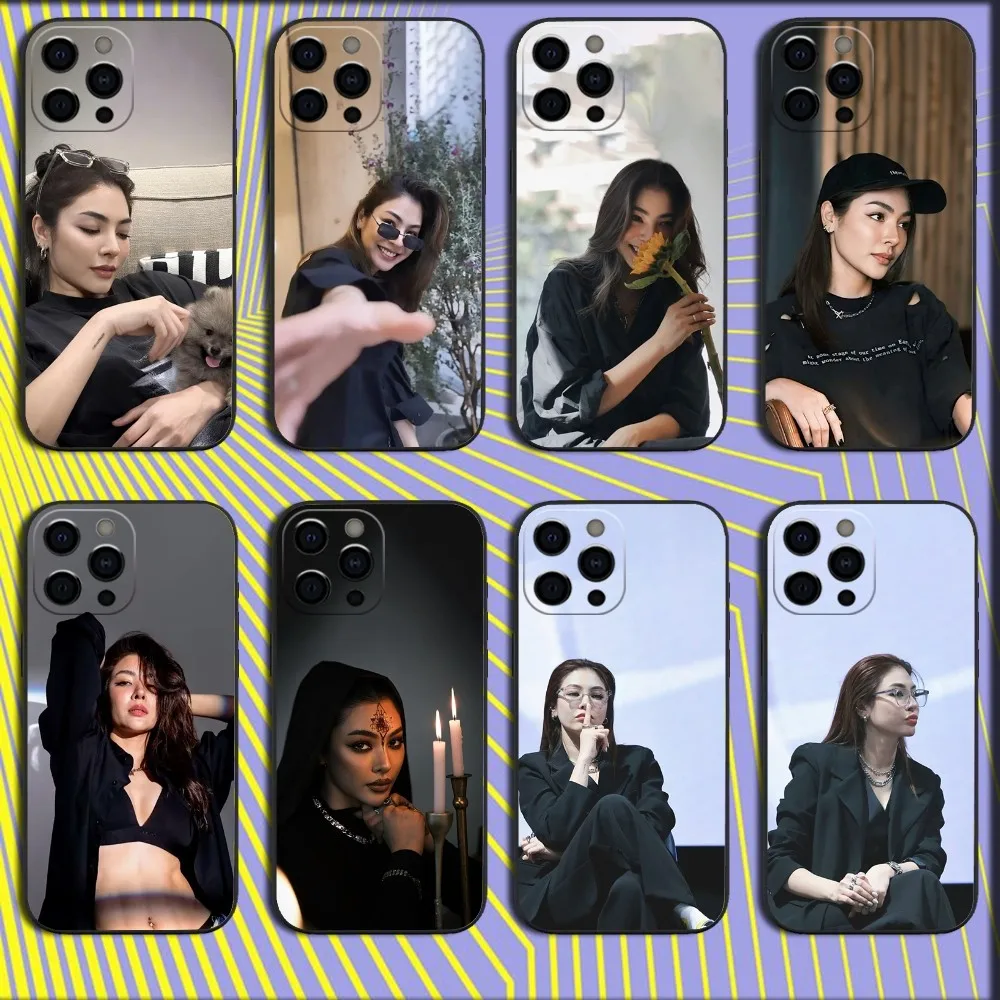

Actor Faye P-Peraya Malisorn Phone Case For iPhone 16,15,14,13,12,11,Pro,X,XS,Max,XR,Plus,Mini Soft Black Cover