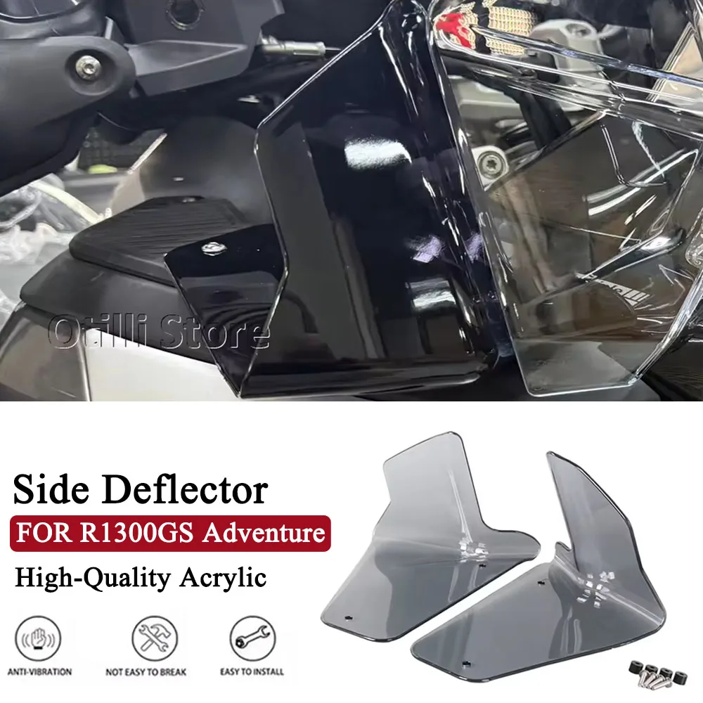 

Handshield Windshield For BMW R1300GS Adventure GS1300 R1300 GS ADV GSA1300 2024 2025 Handguard Wind Shield Guard Side Deflector