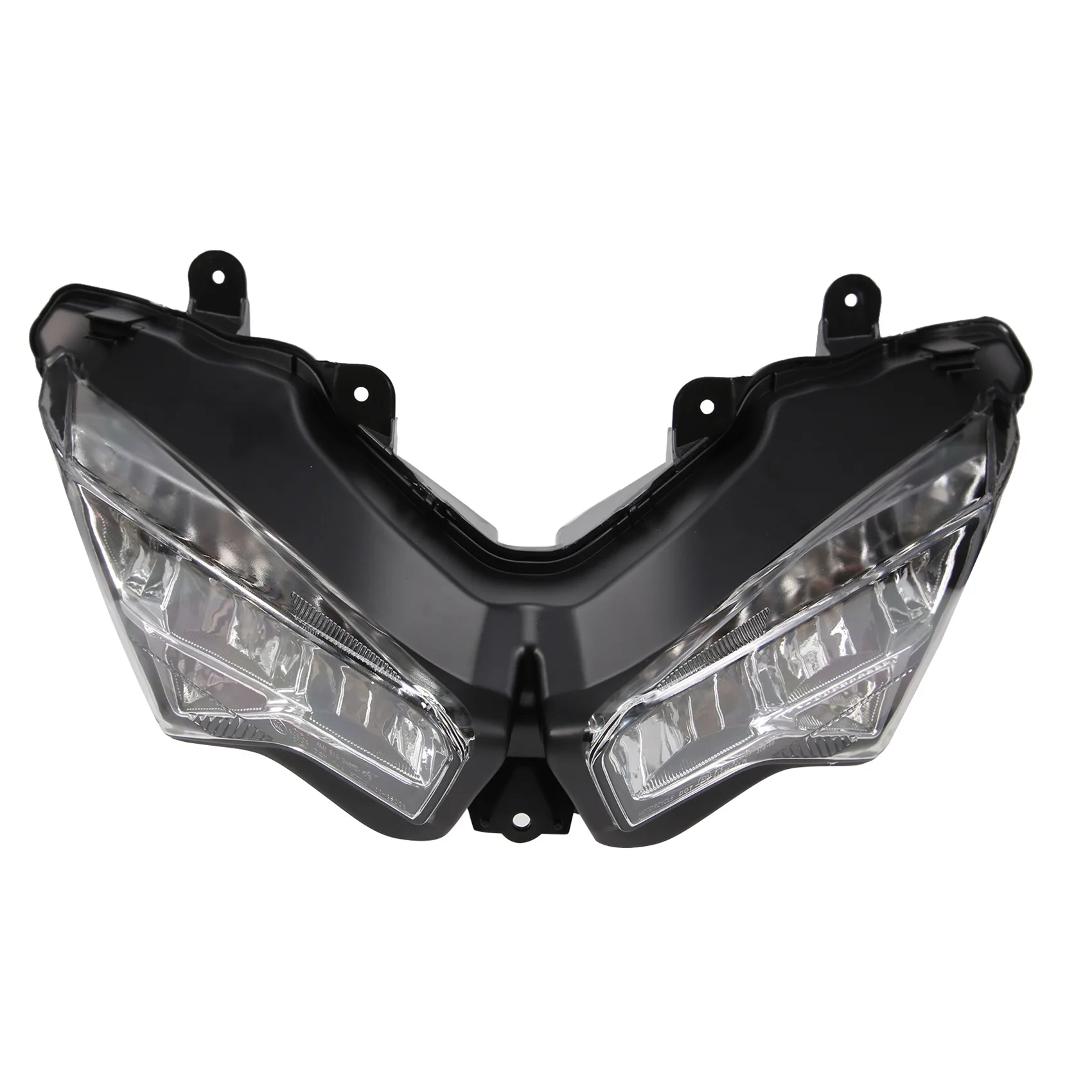 Motorcycle Headlight Assembly Head Light Lamp Light Fit for Kawasaki Ninja 650 ER-6F 2020-2021