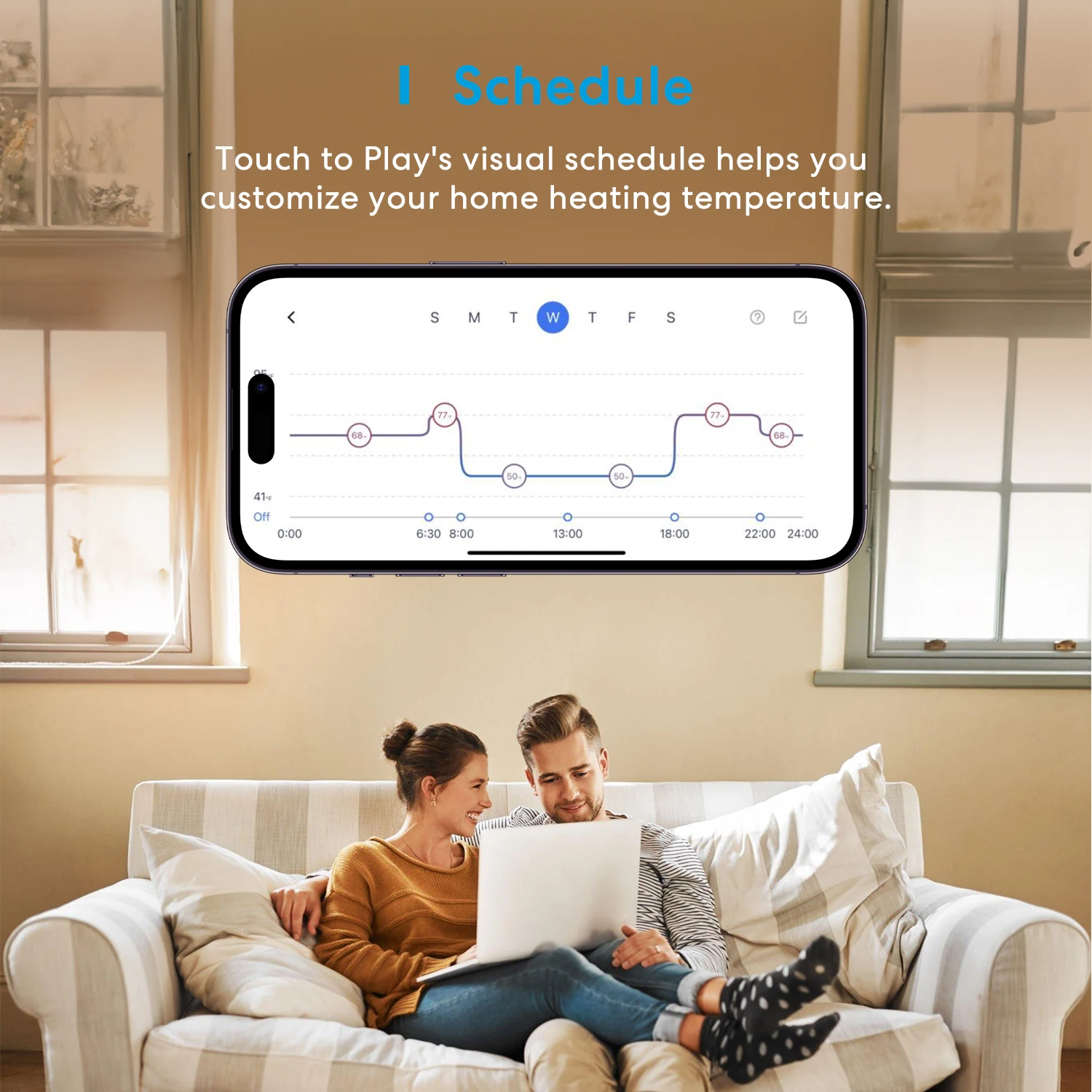 Imagem -04 - Meross Homekit-termostato Wi-fi Inteligente para Sistema de Aquecimento Elétrico Touch Screen Trabalhar com Siri Alexa Google Assistant Smartthings