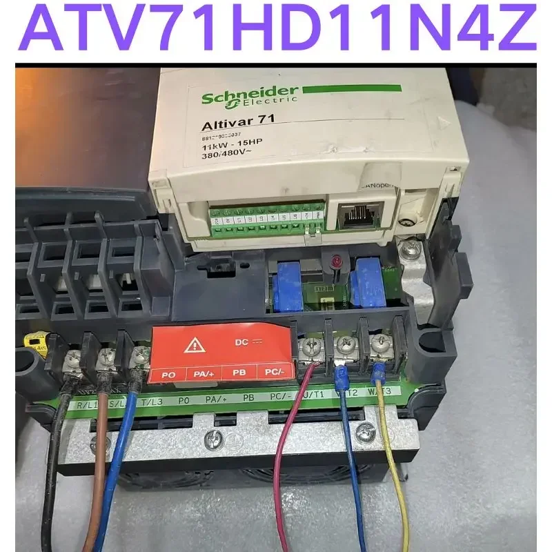 

Second-hand test OK Frequency converter ATV71HD11N4Z, beautiful 11KW