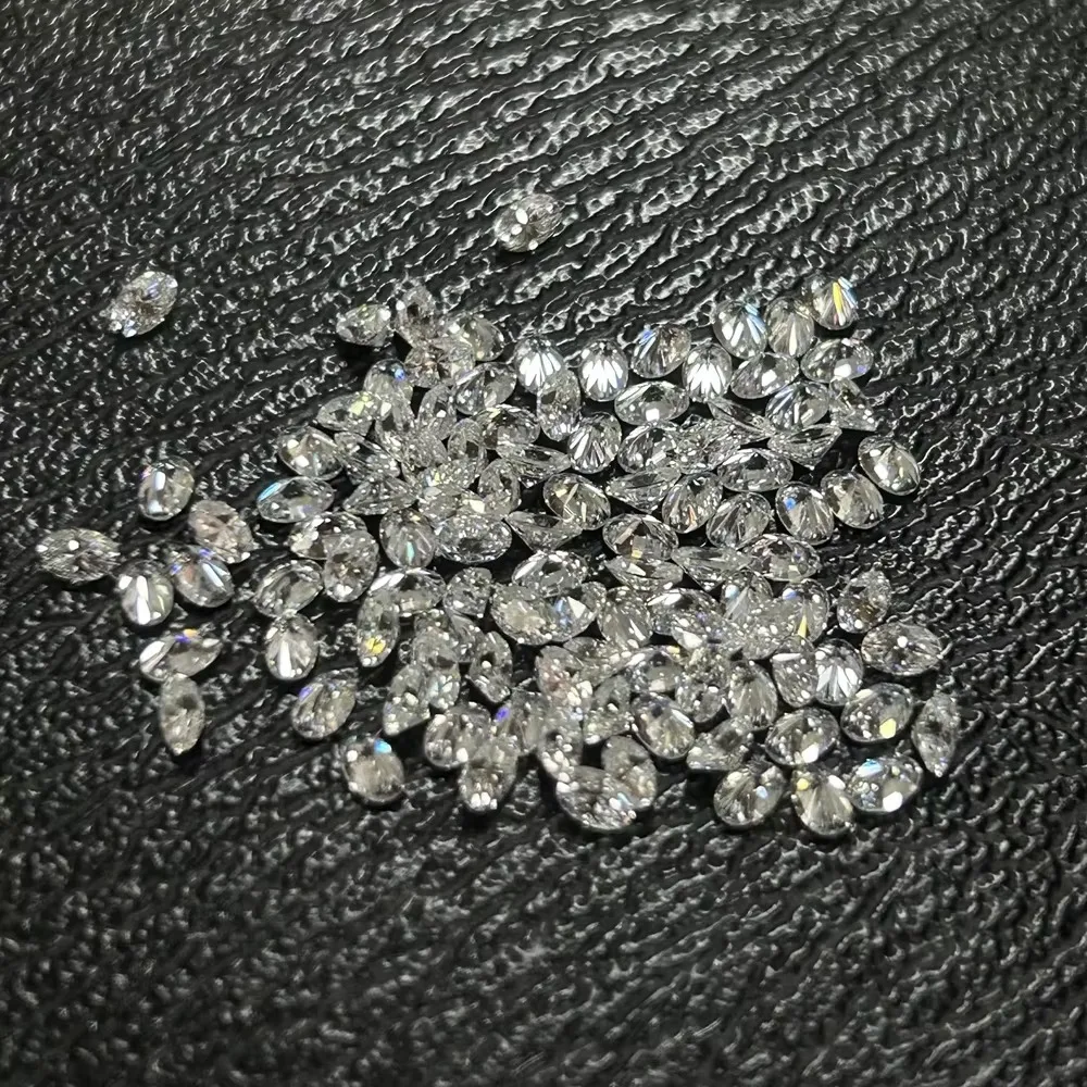 1CT Ovaler DEF VVS-VS Melee Laborgezüchtete Diamanten 1,5x2mm~5x7mm Kleine Lose Laborgezüchtete Diamanten Großhandel – Detail 9